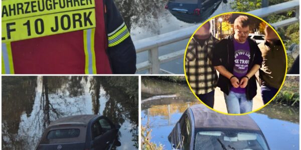 Fahranfängerin schiebt Seniorin (81) ins Wasser – Anwohner retten Frau aus sinkendem Auto