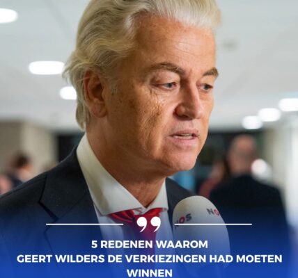 5 redenen waarom Geert Wilders de verkiezingen zou moeten winnen