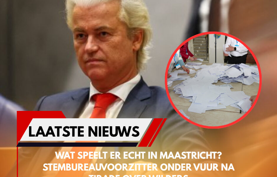 “Wat speelt er echt in Maastricht? Stembureauvoorzitter onder vuur na tirade over Wilders”
