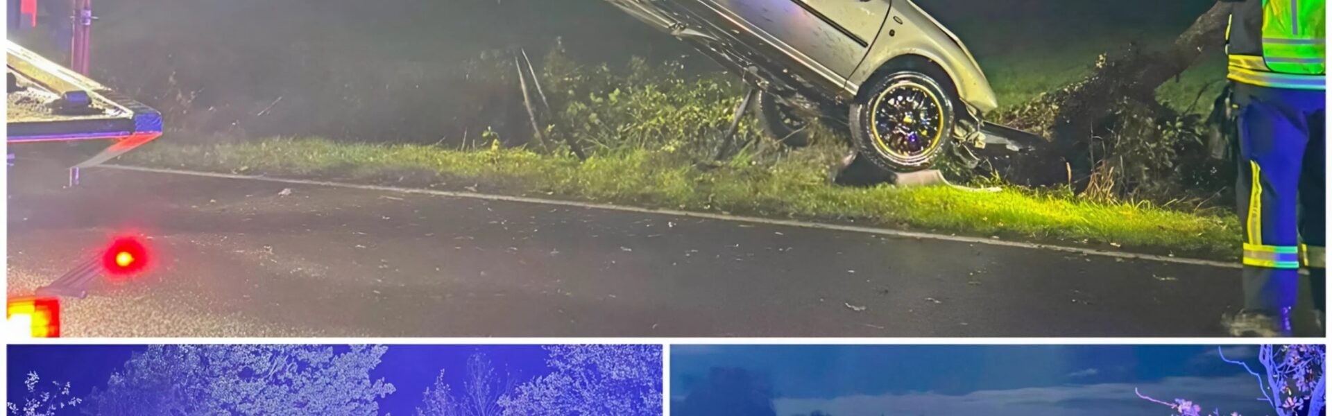 Umweltgefahr nach schwerem Unfall in Aurich-Dietrichsfeld: Pkw überschlägt sich und verliert Betriebsstoffe