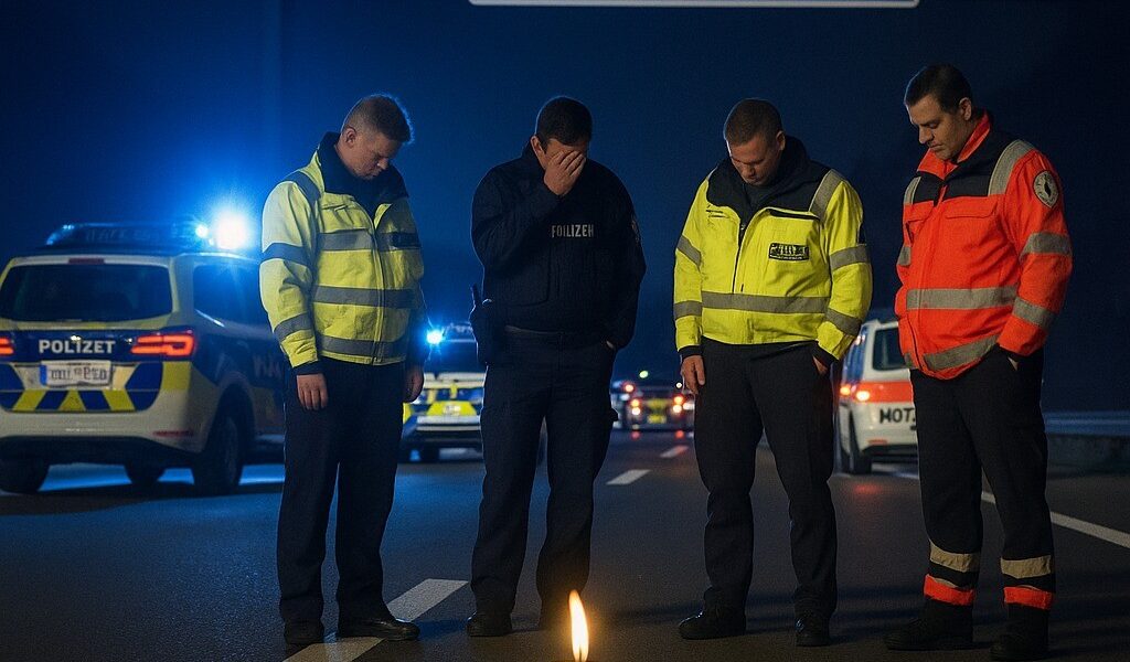 😭 Tragedy in Bad Homburg (Hessen): A 49-year-old driver escapes a mangled wreck — only to be struck and killed moments later. One breath from survival… one step from fate.