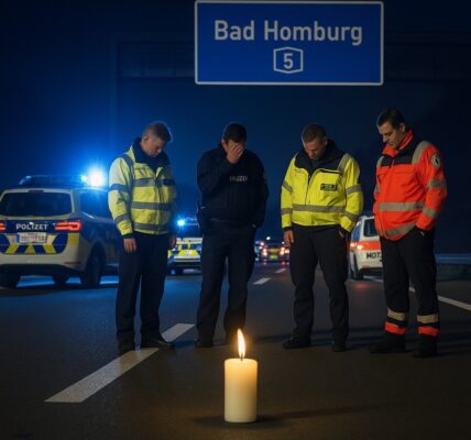 😭 Tragedy in Bad Homburg (Hessen): A 49-year-old driver escapes a mangled wreck — only to be struck and killed moments later. One breath from survival… one step from fate.