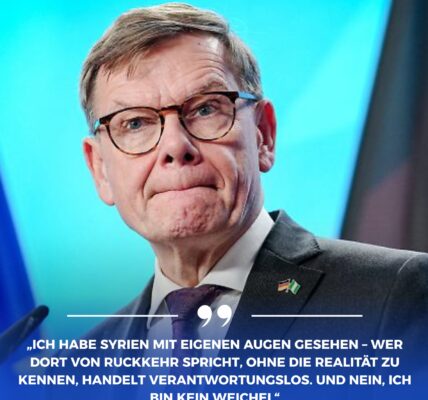 Wadephul verteidigt Syrien-Aussagen: „Ich bin kein Weichei“