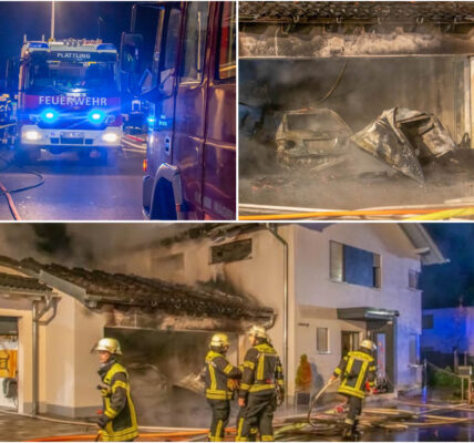 „Feuerinferno in Bayern: Familie verliert alles – Wohnhaus in Plattling brennt bis auf die Grundmauern nieder“