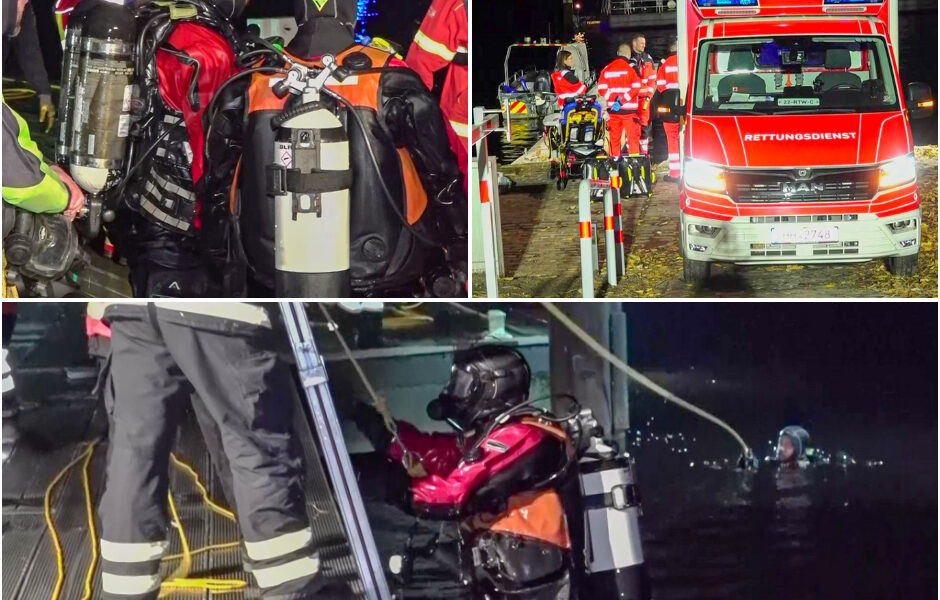 Drama an der Außenalster: Polizisten springen heldenhaft ins eiskalte Wasser – doch der Mensch verschwindet spurlos!