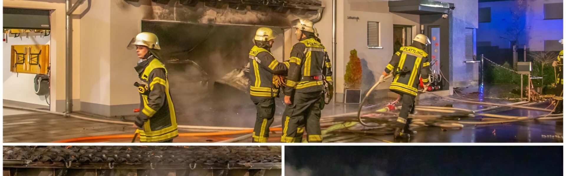 Großbrand in der Nacht – Haus in der Geißkopfstraße vollständig zerstört