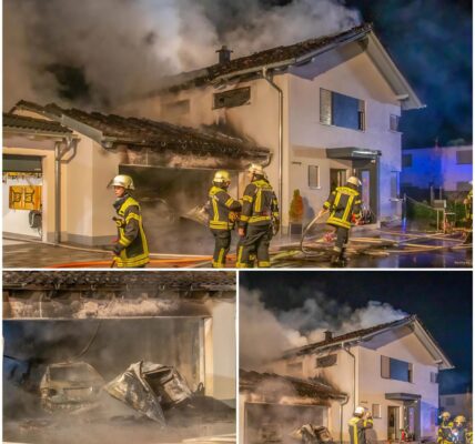 Großbrand in der Nacht – Haus in der Geißkopfstraße vollständig zerstört