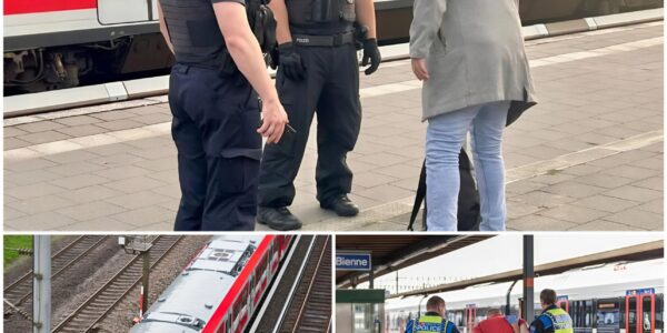 Chaos in der S‑Bahn Barmbek: Frau belästigt Fahrgäste und zieht Notbremse – Bundespolizei im Einsatz