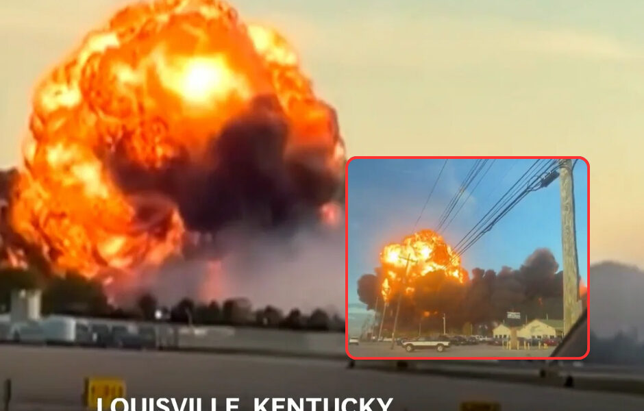 Nieuwe dashcam-beelden tonen angstaanjagend moment waarop UPS-vrachtvliegtuig in Louisville ontploft tot gigantische vuurbol