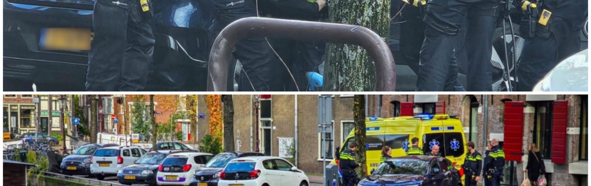 Dronken motorrijder springt in gracht na wilde achtervolging door politie in Amsterdam-Centrum