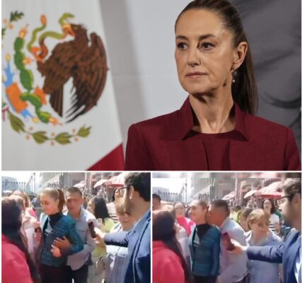 Schok in Mexico: President Claudia Sheinbaum aangerand tijdens ontmoeting met aanhangers