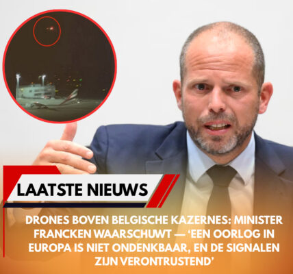 Drones boven Belgische kazernes: minister Francken waarschuwt — ‘Een oorlog in Europa is niet ondenkbaar, en de signalen zijn verontrustend’