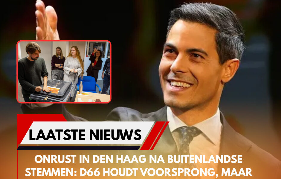 Onrust in Den Haag na buitenlandse stemmen: D66 houdt voorsprong, maar verliest cruciale restzetel aan SP