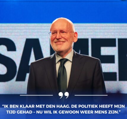 Frans Timmermans acht politieke comeback ‘zeer onwaarschijnlijk’: “Ik ben klaar met Den Haag”