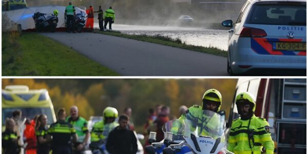 Een fietser viel in het water en werd in kritieke toestand naar de spoedeisende hulp gebracht