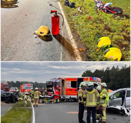 Mehrere Schwerverletzte auf Bundesstraße – Hubschrauber im Einsatz