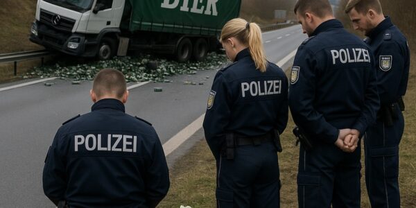 Tragödie auf der A72: Lkw-Fahrer stirbt bei Horrorcrash mit Tanklaster voller Bier – Autobahn stundenlang gesperrt
