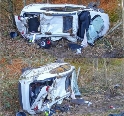 Dramatischer Unfall auf der A7: BMW stürzt Böschung hinunter – drei Schwerverletzte