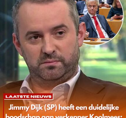 “Dit wil ik absoluut NIET!” — SP-leider Jimmy Dijk zet formatie op scherp met harde boodschap aan Koolmees