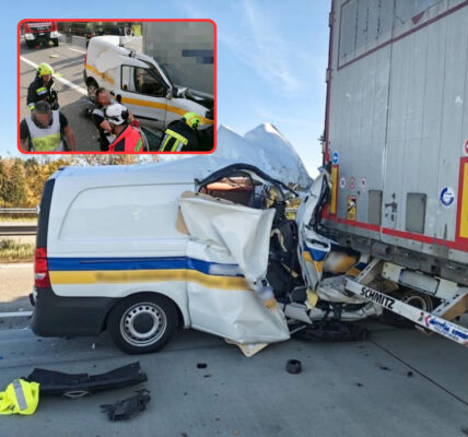 Wunder auf der A7: Fahrer uberlebt schweren Crash in Soltau nahezu unverletzt – Transporter komplett zerstört