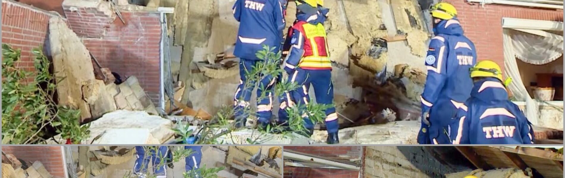 Wolfenbüttel erschüttert von Explosion: Haus eingestürzt – Eine Person vermisst, 16 Bewohner gerettet