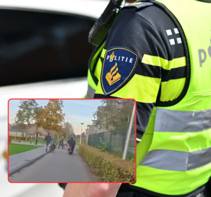 Dashcam legt verbluffende achtervolging vast: motoragent haalt koppige scooterrijder spectaculair in