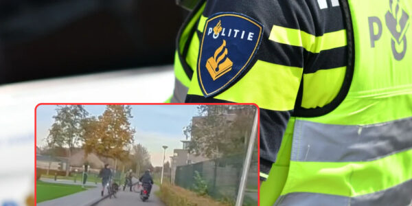 Dashcam legt verbluffende achtervolging vast: motoragent haalt koppige scooterrijder spectaculair in