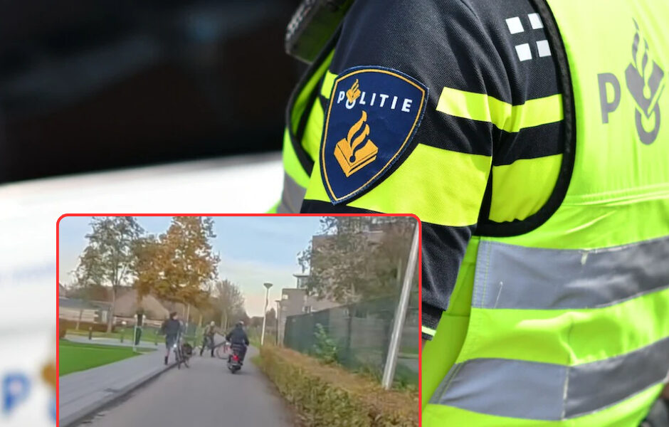 Dashcam legt verbluffende achtervolging vast: motoragent haalt koppige scooterrijder spectaculair in