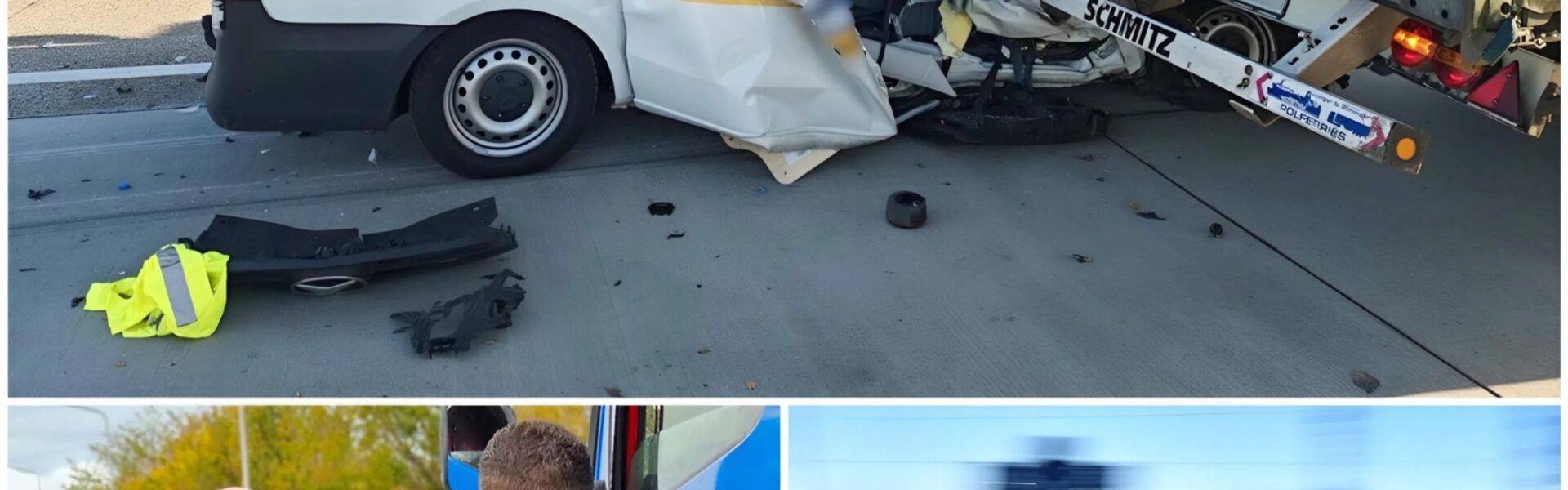 Schwerer Unfall auf der A7 bei Soltau – Fahrer überlebt Crash ins Stauende mit leichten Verletzungen