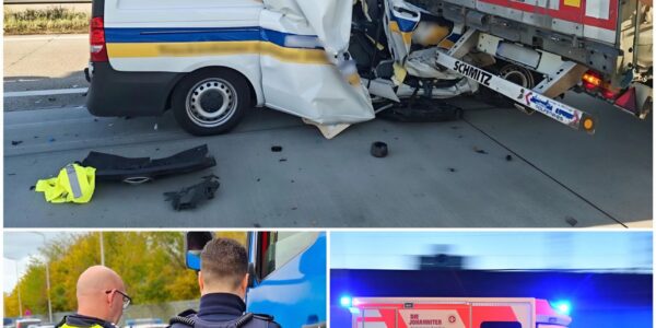 Schwerer Unfall auf der A7 bei Soltau – Fahrer überlebt Crash ins Stauende mit leichten Verletzungen