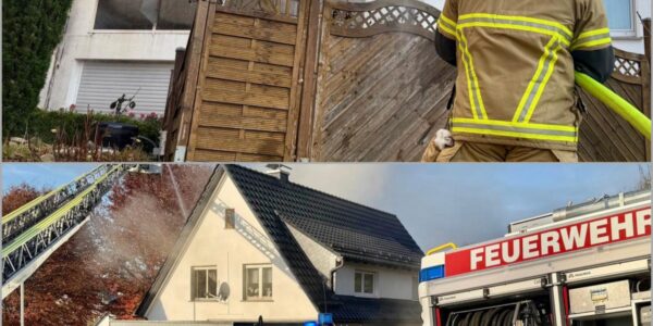 Wohnungsbrand in Attendorn-Helden: Feuerwehr rettet Bewohner – mehrere Verletzte