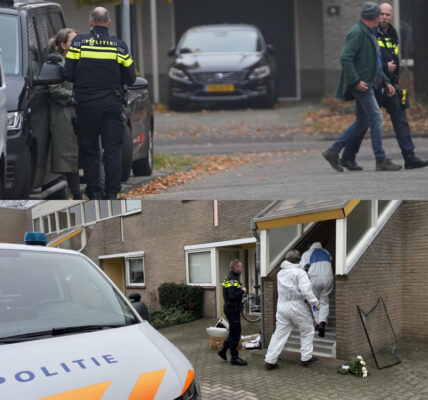Mysterieuze dood in Assen: Politie zet woonwijk af – forensisch experts onderzoeken sporen van onbekende dader.