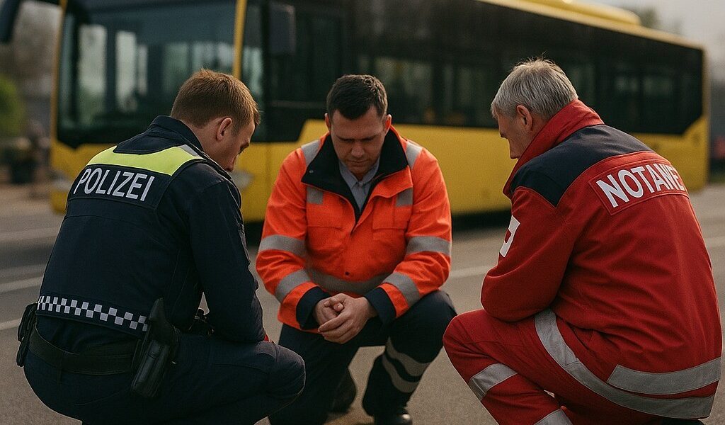 Tragödie in Baden-Württemberg: Bus rast in Menschenmenge – Frau (34) tödlich verletzt