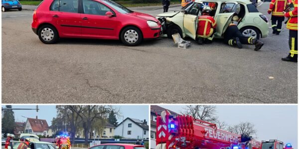 Schwerer Unfall im Kreuzungsbereich