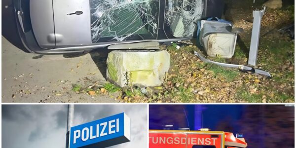 Vollbrand‑Rennwagen mit Flucht: Unfall in Germersheim erschüttert Nacht