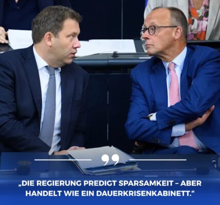 Regierung bricht drei zentrale Versprechen – Haushaltsdebatte 2026 sorgt für massiven Streit