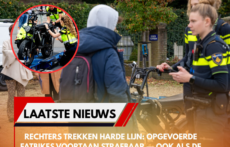 Rechters trekken harde lijn: opgevoerde fatbikes voortaan strafbaar — ook als de turbo uitstaat