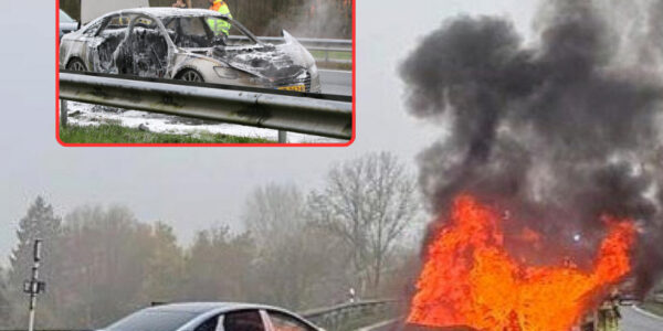 Dramatischer Unfall in Wilhelmshaven: Brennender Wagen nach Kollision mit nicht zugelassenem E-Auto