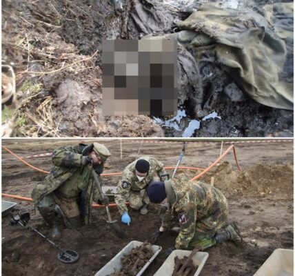 Erschutternder Fund in Lettland: Archäologen entdecken die Überreste eines deutschen Soldaten aus dem Zweiten Weltkrieg – nach uber 80 Jahren im Moor verborgen.H