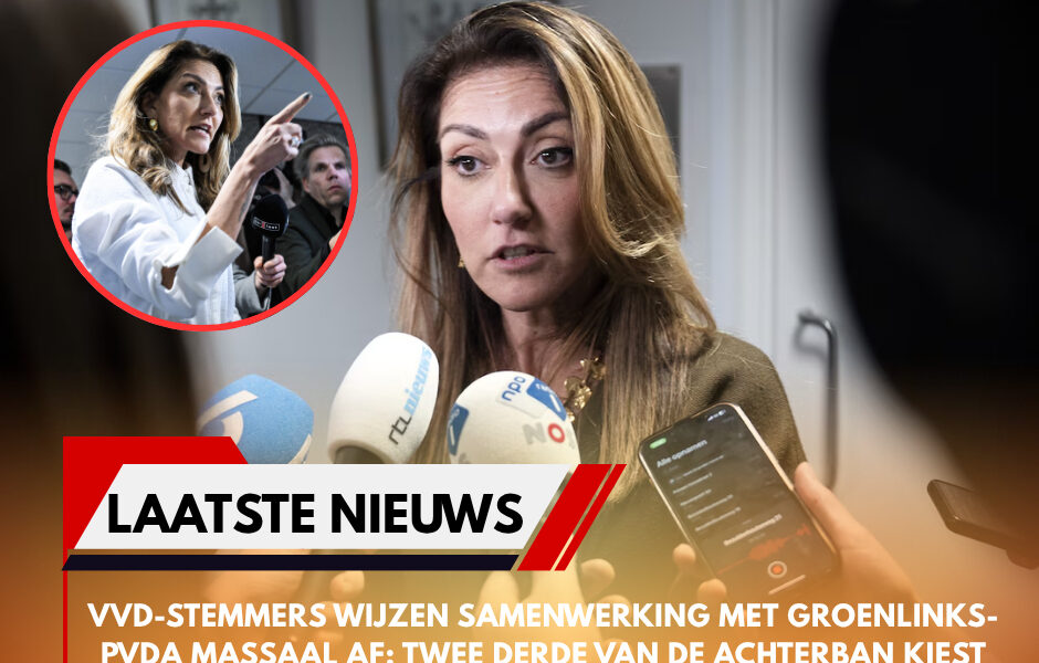 VVD-STEMMERS WIJZEN SAMENWERKING MET GROENLINKS-PvdA MASSAAL AF: TWEE DERDE VAN DE ACHTERBAN KIEST LIEVER VOOR OPPOSITIE DAN VOOR EEN MIDDENKABINET
