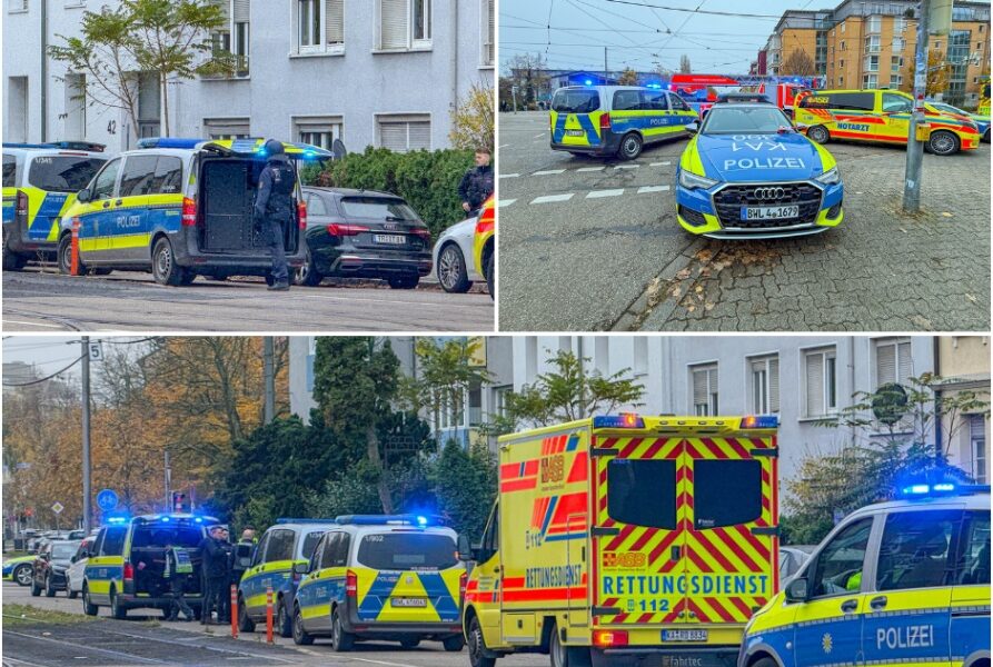 Notfallturöffnung in Karlsruhe eskaliert: Großeinsatz nach psychischem Ausnahmezustand in Wohnung