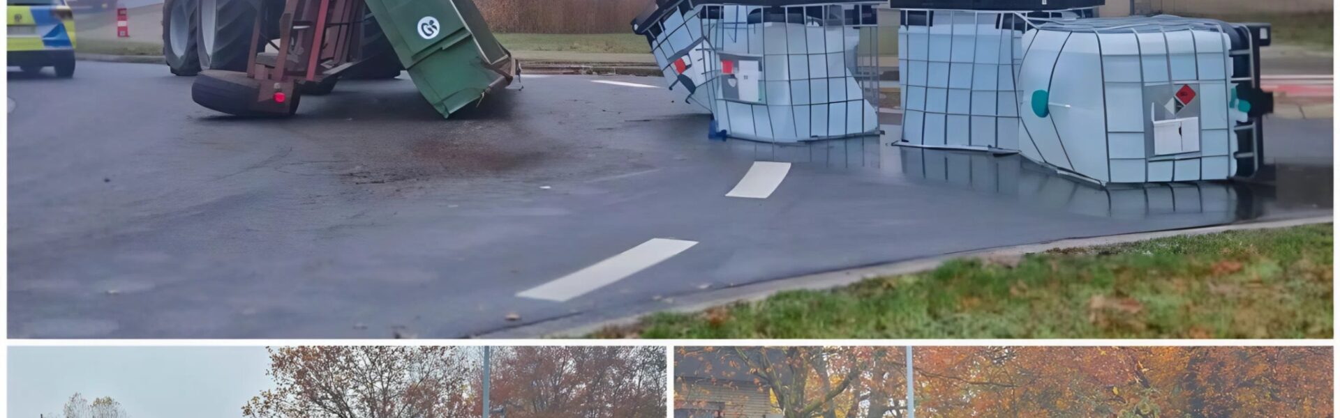 Gefahrgutunfall in Zeven: 1.000 Liter Propionsäure ausgelaufen – mehrere Verletzte durch Missachtung der Absperrungen