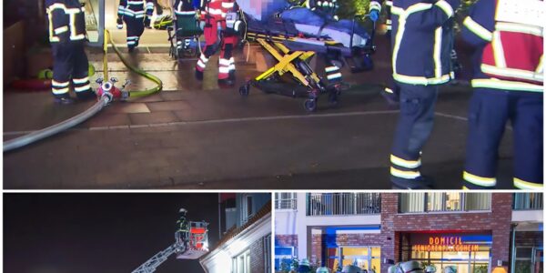 Feuerdrama im Pflegeheim Billstedt – Ein Bewohner schwebt in Lebensgefahr
