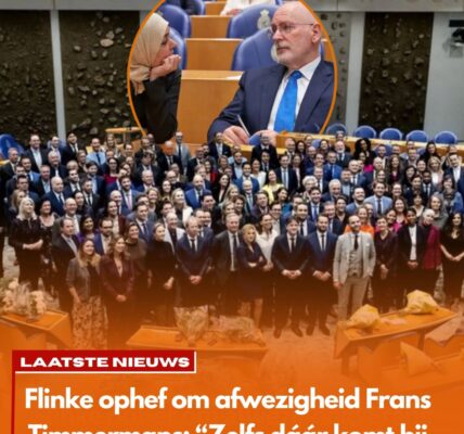 “De Lege Stoel van Frans Timmermans” — Hoe de Oud-Partijleider Zijn Laatste Kans op Een Waardig Afscheid Liet Glippen