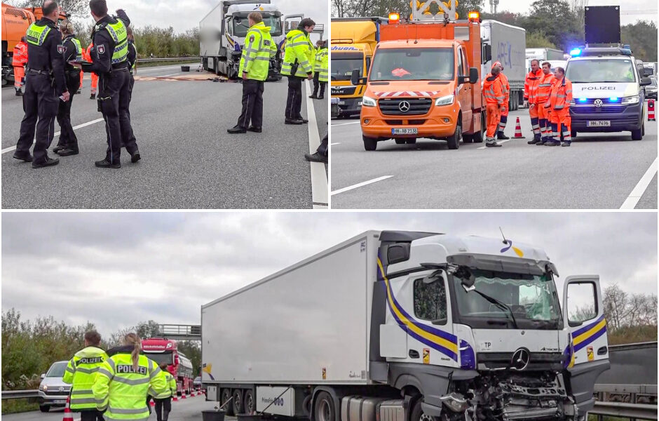 A1-Chaos bei Hamburg: Schaulustige verursachen zweiten Unfall – Polizei greift durch