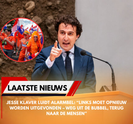 Jesse Klaver luidt alarmbel: “Links moet opnieuw worden uitgevonden – weg uit de bubbel, terug naar de mensen”