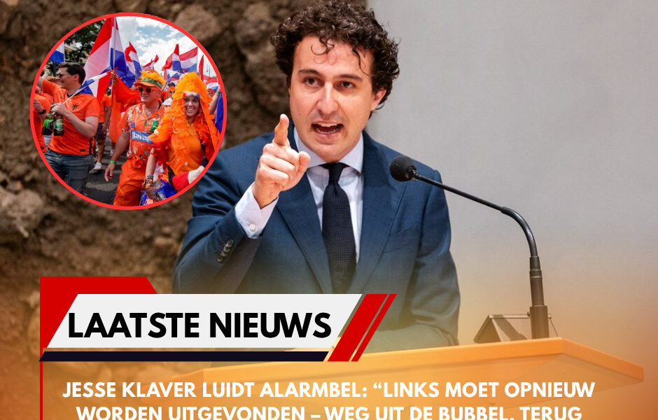 Jesse Klaver luidt alarmbel: “Links moet opnieuw worden uitgevonden – weg uit de bubbel, terug naar de mensen”