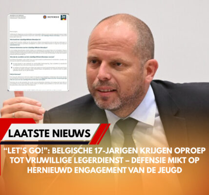 “Let’s go!”: Belgische 17-jarigen krijgen oproep tot vrijwillige legerdienst – Defensie mikt op hernieuwd engagement van de jeugd