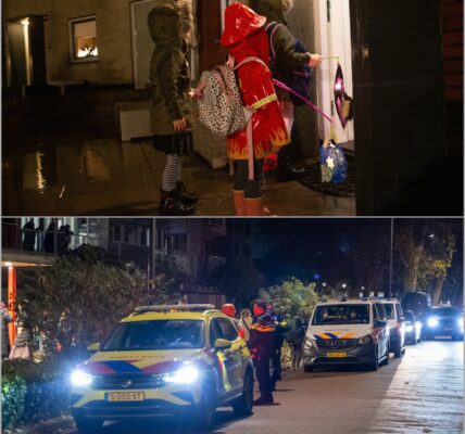 Tien gemaskerde jongeren beroven kinderen van hun snoep tijdens Sint-Maarten in Haarlem