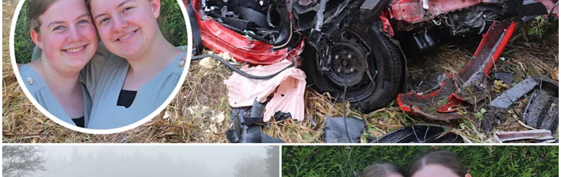 „Vor wenigen Minuten enthullt: Das rätselhafte Schweigen der Eltern wirft neue Fragen zum tödlichen Crash der Schwestern auf“